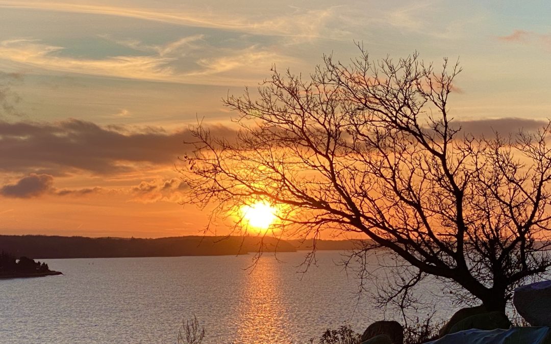 Holnis Noor bei Sonnenuntergang